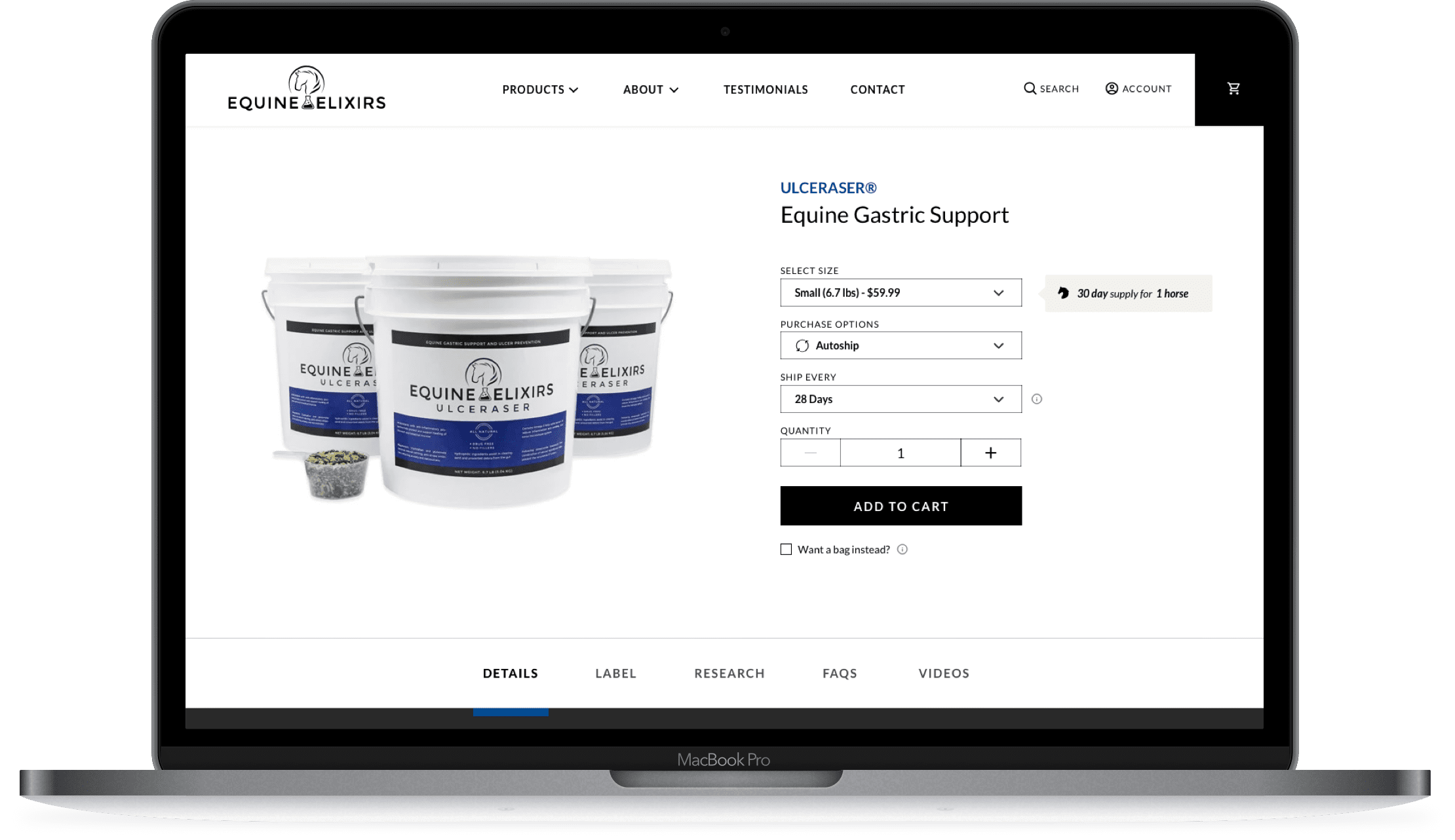 Equine Elixers Screenshot